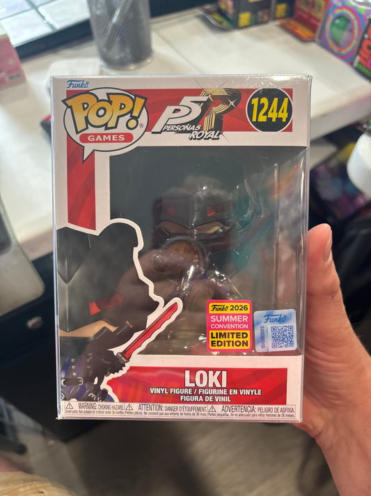 Funko Pop : Persona 5 Royal : Loki #1244 with sword Shared Summer Exclusive 2026