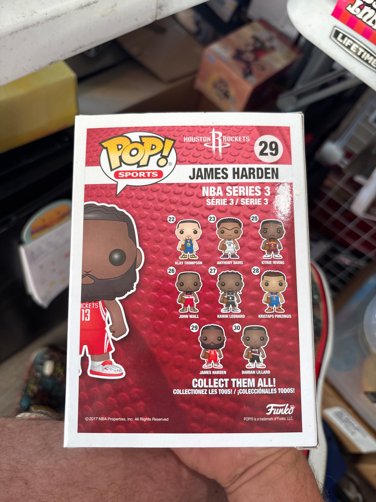 NBA Pop! Funko James Harden #29 Houston Rockets