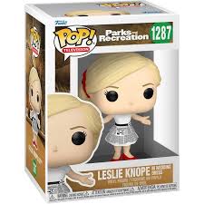 Parks and Recreation Red Funko Pop!  Leslie Knope in wedding dress #1287
