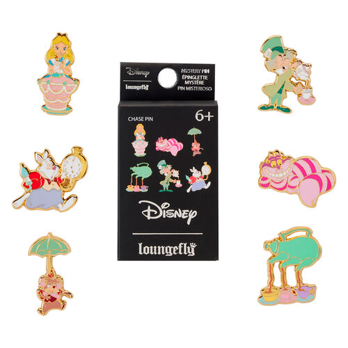 Loungefly assorted Blind Box Enamel Pin Mystery Disney Alice in Wonderland
