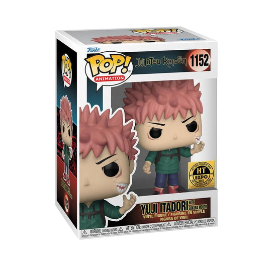 Funko Pop! Anime: Jujutsu Kaisen - Yuji Itadori with Sukuna Mouth #1152 Hot Topic Exclusive