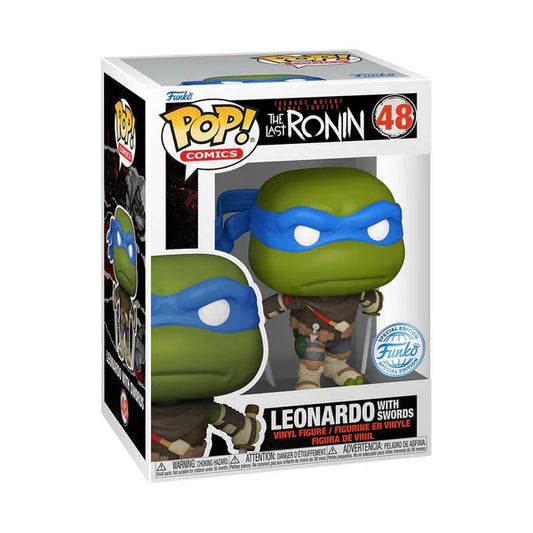 Funko Pop : Teenage Mutant Ninja Turtles: Last Ronin :  Leonardo with Swords #48 Shared Exclusive