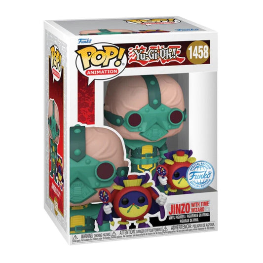 Funko Pop : Yugioh  Jinzo with Time Wizard Shared Exclusive