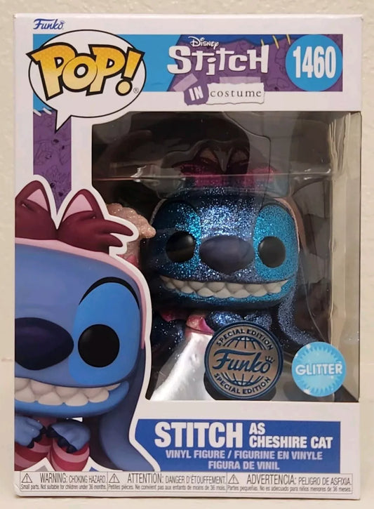 Funko Pop!  Disney Stitch:  as Cheshire Cat  Glitter Exclusive #1460