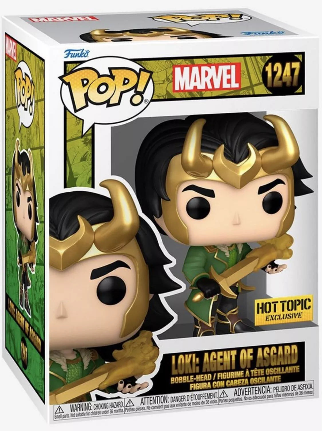 FUNKO POP! LOKI: AGENT OF ASGARD HOT TOPIC EXCLUSIVE MARVEL #1227