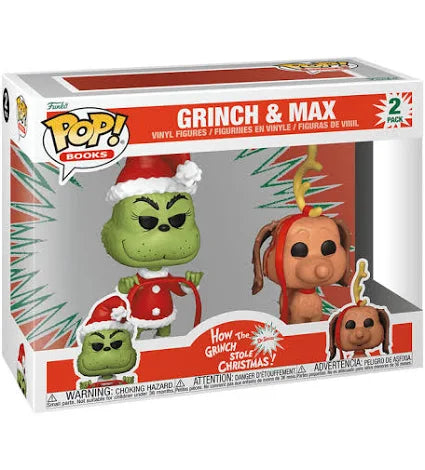 The Grinch Pop! Deluxe Grinch and Max 2 pack funko