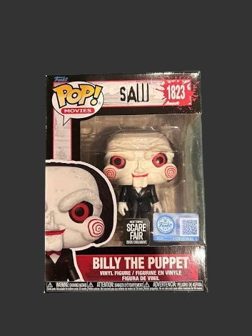 Saw : Billy the Puppet : #1823 Funko Scare Fair Exclusive Hot topic