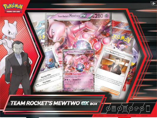 Pokemon TCG Trading Card Game: Team Rocket’s Mewtwo ex Box
