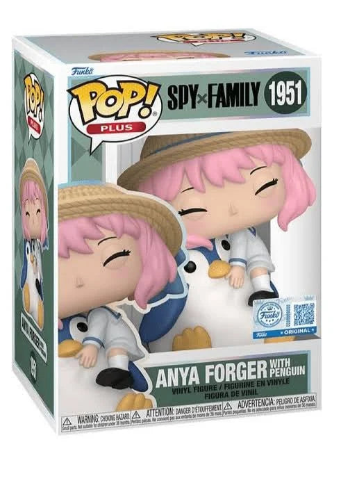 FUNKO POP plus ! Anime : Spy X Family : Anya Forger with Penguin #1951 Exclusive