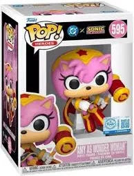 Sonic the Hedgehog Funko Pop! Amy as Wonder Woman #595 Target Exclusive