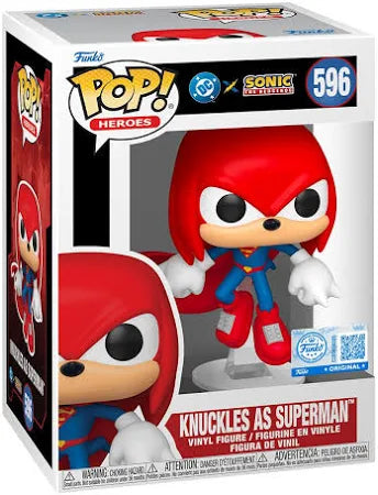 Sonic the Hedgehog Funko Pop! Knuckles as Superman #596 Target Exclusive