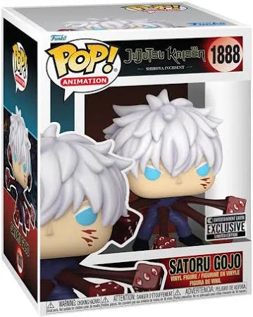 FUNKO POP! Anime: Jujutsu Kaisen : Satoru Gojo In Prison Realm #1888 Deluxe Entertainment Earth Exclusive