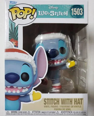 Funko Christmas Pop!  Disney Stitch with Hat #1503