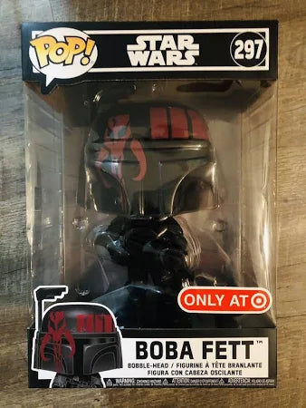 Funko Jumbo Pop! 10 Inch Boba Fett 297 Futura Black & Red Target Exclusive Funko Pop
