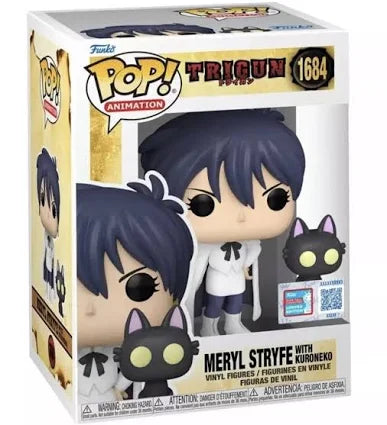 Funko Pop! Anime : Trigun : Meryl Stryfe with Kuroneko #1684 Exclusive