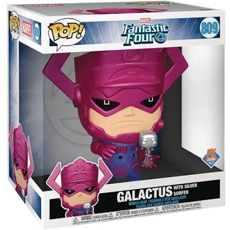 Funko Jumbo Pop!  10 Inch Action Figure - Galactus with silver surfer Marvel px exclusive