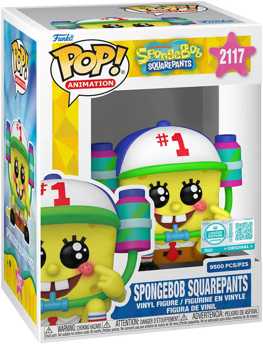 Funko Spongebob Squarepants : LE Hot topic Exclusive 9500 Spongebob Squarepants #2117