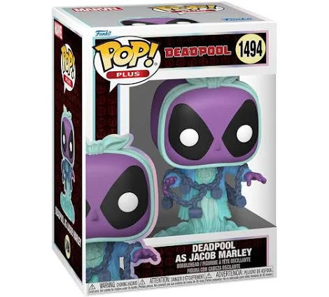 Funko  Pop!  Marvel : Plus Deadpool as Jacob Marley #1494