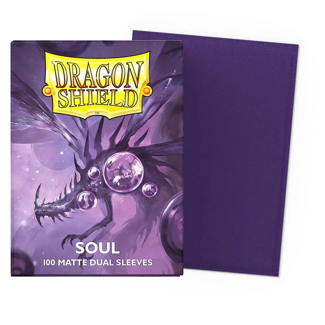 Dragon Shields : - 100 Matte Dual Sleeves