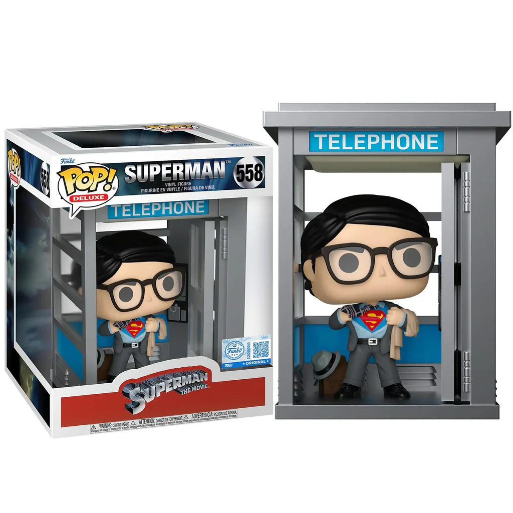 Funko Pop Dc Comics : Superman The Movie : Superman #558 Exclusive Deluxe