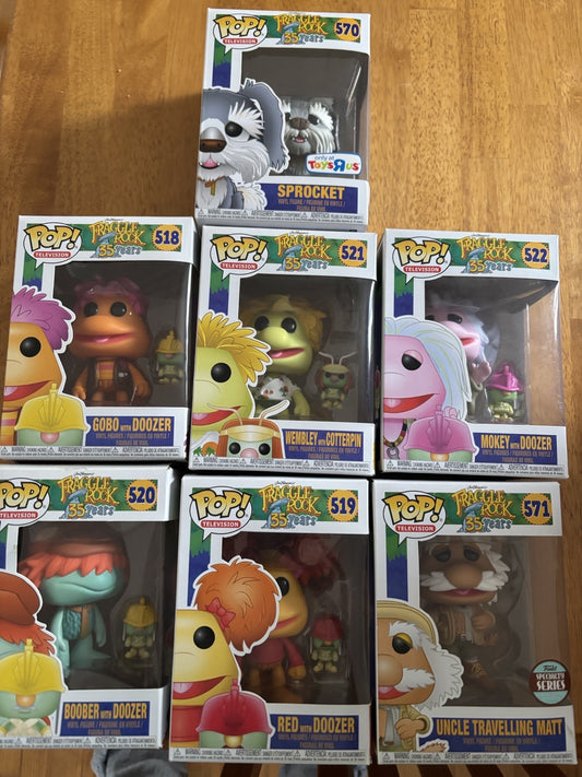 Fraggle Rock Complete Set of Funko Pops! Jim Henson