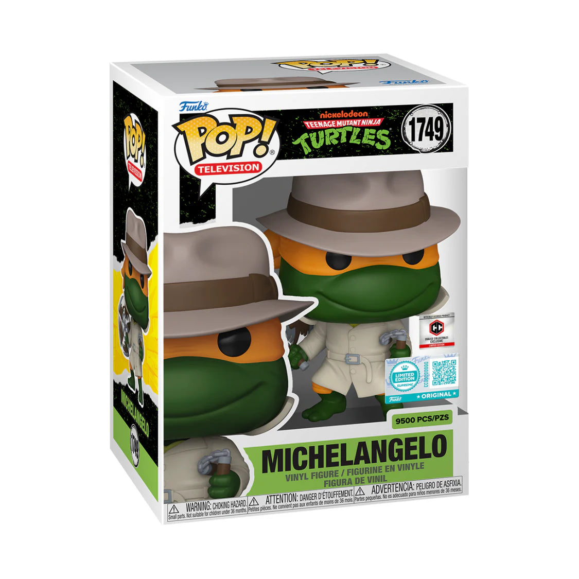 Funko Pop! Animation: Teenage Mutant Ninja Turtles : Chalice  Michelangelo LE Limited edition 9500 Exclusive