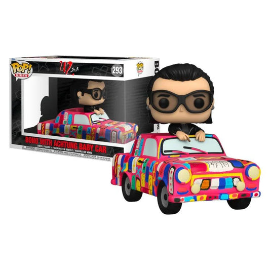 Funko Pop Rides! Bono With Achtung Baby Car - U2 Zoo TV Funko #293
